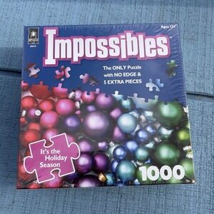Bepuzzled‎ Impossibles Holiday Season 1000 Piece Ornament Puzzle Christmas 33416
